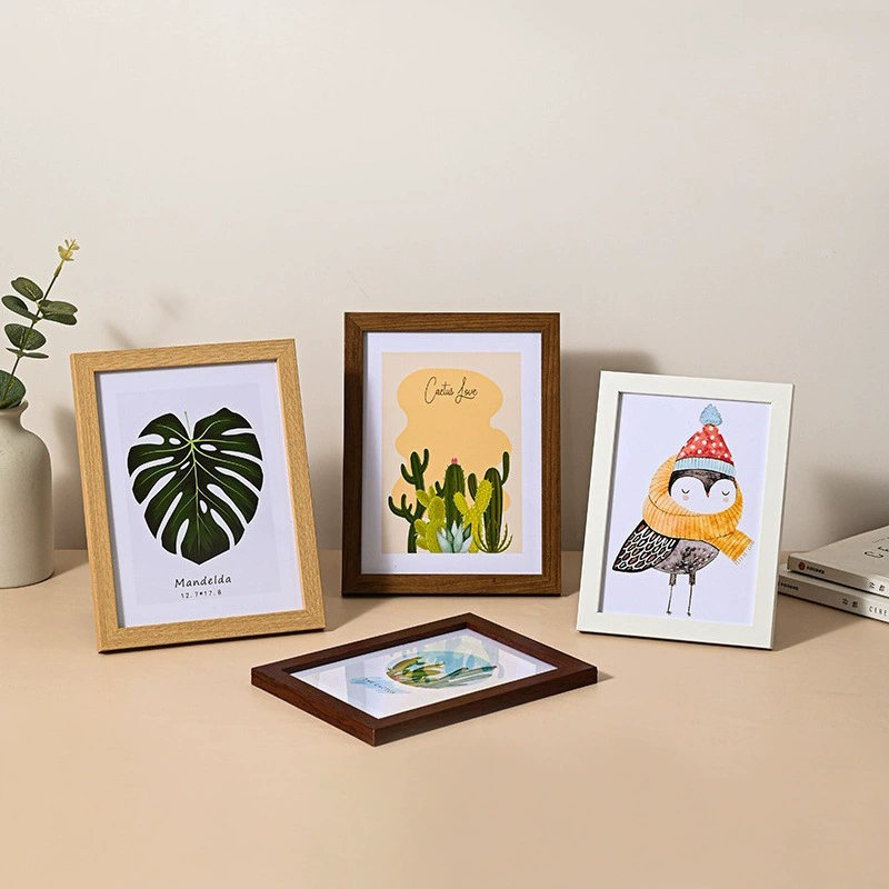 Деревянные рамки для картин (набор из 6inch шт.), пустые рамки для настольного размещения или настенного крепления, крепление для бумаги формата А3, самоклеящиеся, рамки для картин большого размера А4 для картин маслом, оптовые рамки для картин.