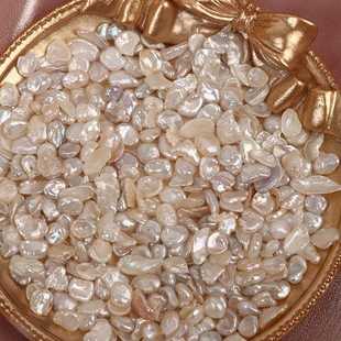 Special-Shaped Natural Baroque Manicure Pearls Non-Porous Asymmetrical Loose Beads Luxury Nail Material DIY Patch