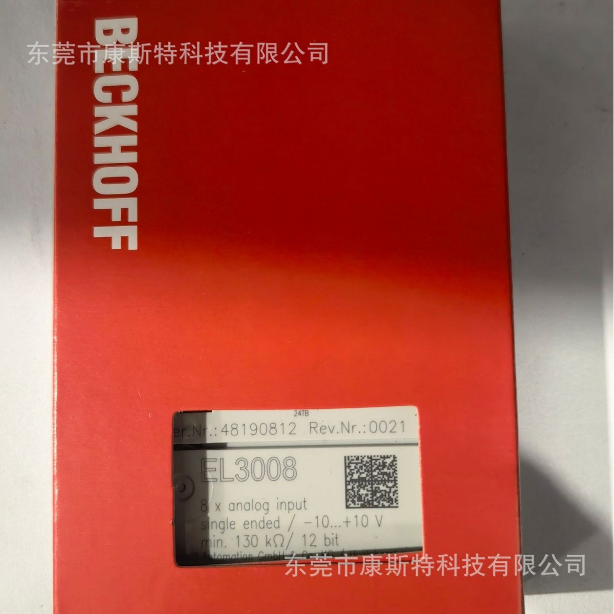 EL3008 BECKHOFF倍福 全新原装现货实物包邮特惠供应质保一年议价