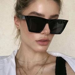 新型大枠猫眼欧米女性トレンド個性猫サングラスアマゾン大枠眼鏡クロスボーダー猫眼サングラス