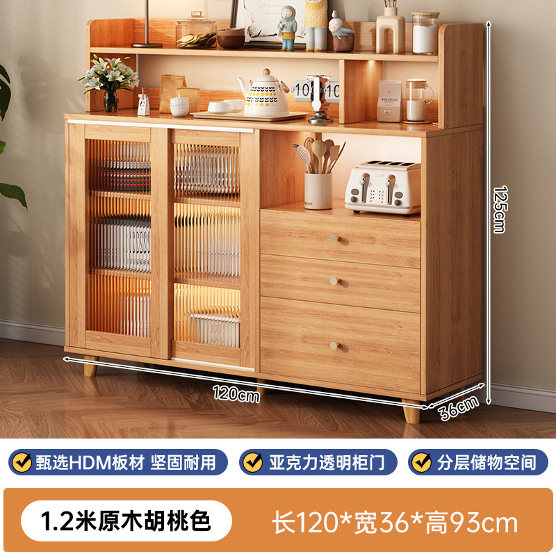 armario de comedor contra la pared armario de almacenamiento integrado armario de estilo japonés armario de almacenamiento de cocina doméstica armario de almacenamiento armario simple armario