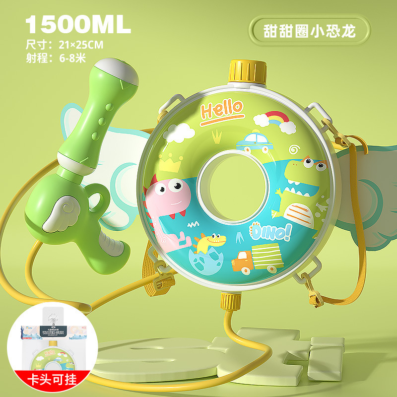 Juguetes para niños mochila pistolas de agua rociadores de agua de gran capacidad de juego de agua de dibujo festival de sprinkling de agua de agua de agua para niños de playa