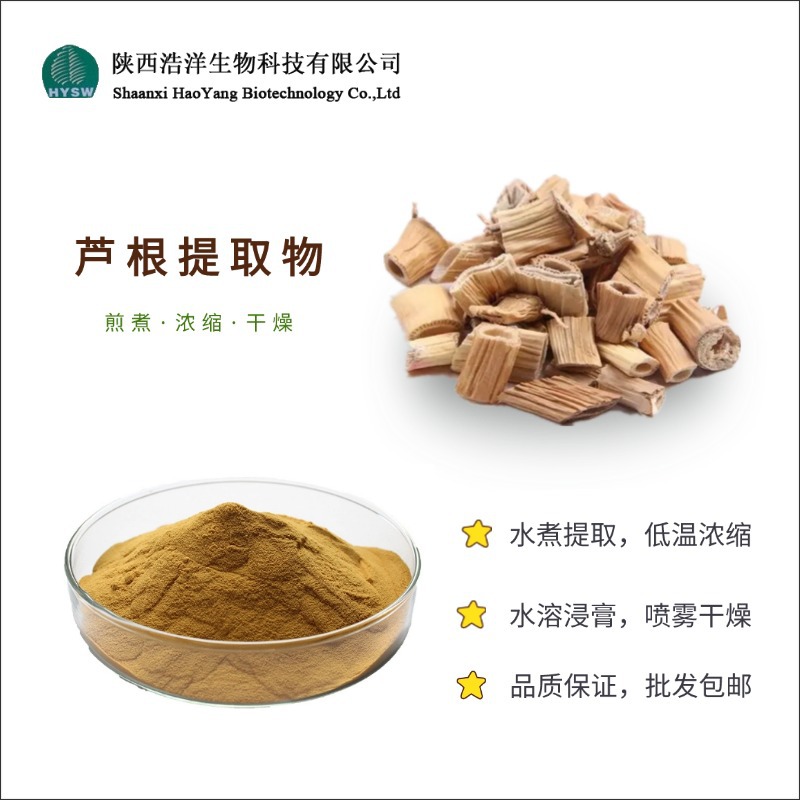 芦根提取物10:1 水提芦根浸膏粉 紫外薄层色谱(UV/TLC) 芦根多糖