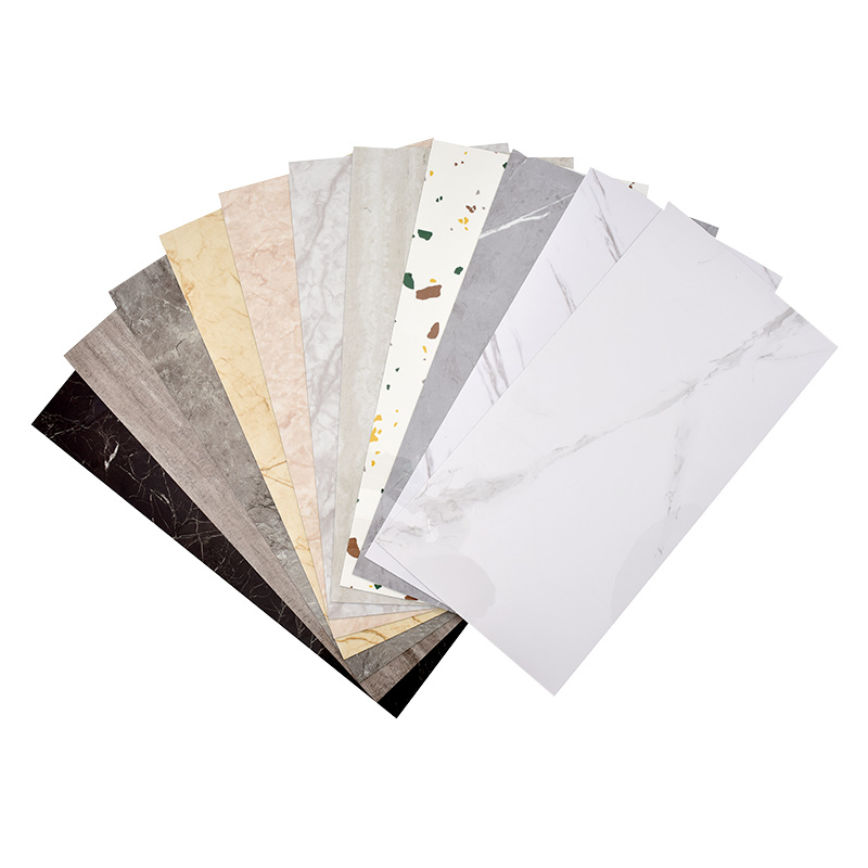 Nuevo producto transfronterizo 30cm x 30cm mármol autoadhesivo PVC adhesivo para pisos sin pegamento entrega de una sola pieza