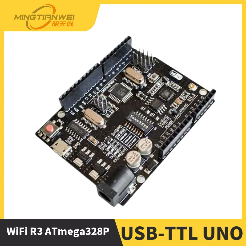 WiFi R3 Atmega328p+ESP8266 (32MB Memory), USB-TTL UNO