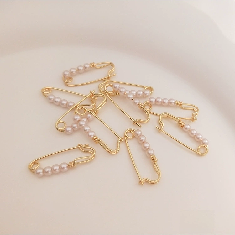 Кольцо с малым дизайном из pearl, 14 карат, золотистый цвет, интернет-знаменитость
