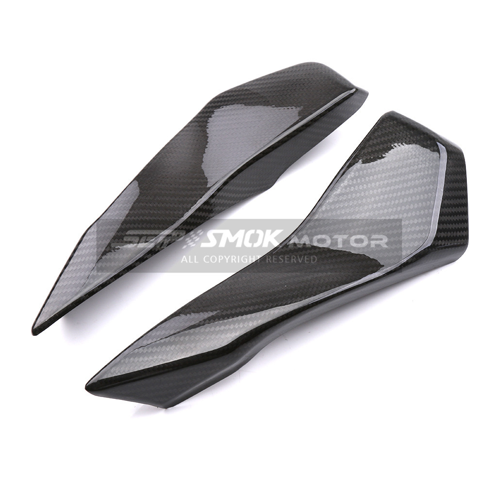 Adecuado para YAMAHA XMAX300, parche de fibra de carbono para carenado izquierdo y derecho, cubierta decorativa, protector de parabrisas, tira lateral decorativa