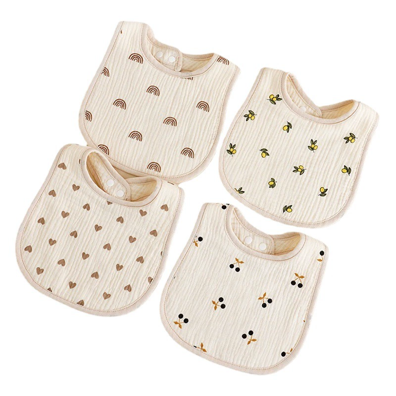 U-образный нагрудник шестислойный хлопчатобумажный марлевый детский слюны полотенце для еды нагрудник детское полотенце с защитой от плевков и молока