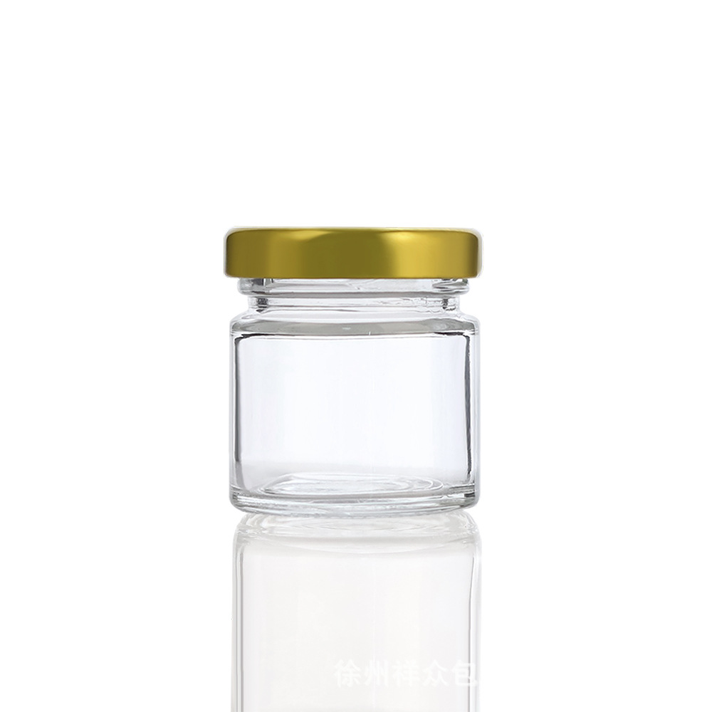 Fabricante suministro de stock de botellas de mermelada de miel pequeñas botellas de condimento botellas de gelatina botellas de vidrio selladas