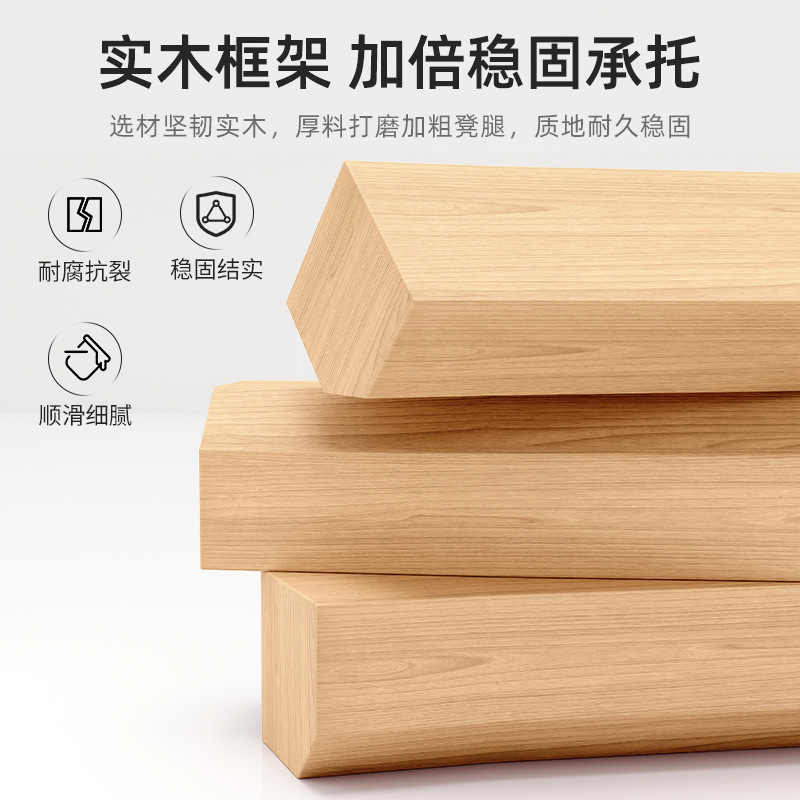 Taburetes de sala de estar caseros taburetes de sofá cojín de paquete suave taburete pequeño taburete de cambio de zapatos simple y moderno