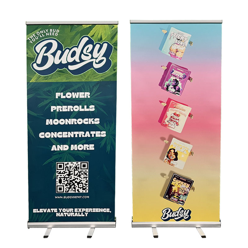 Exhibición transfronteriza de alta calidad de aleación de aluminio YiLabao publicidad publicitaria personalizada estantes de exhibición fabricantes al por mayor