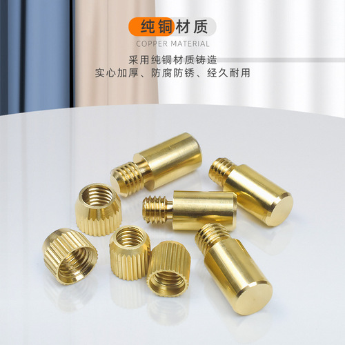 Screw plate, light core plate, support belt, nut separator, pin, pure copper gasket, glass support rod, screw rod bracket