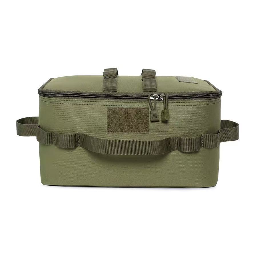 Cross-border camping picnic bag, outdoor gear storage bag, foldable multi-purpose tactical tote bag, picnic bag