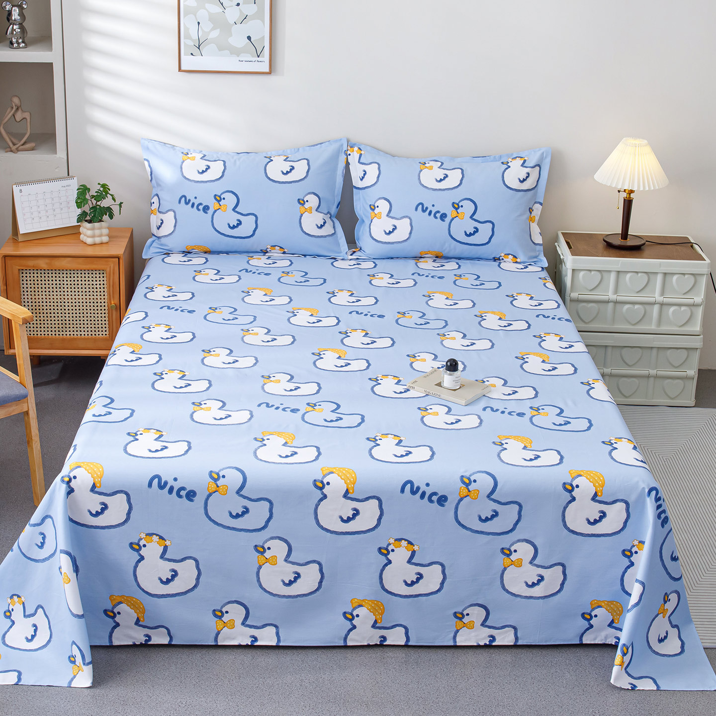 100% algodón sábanas dormitorio de estudiantes cubierta de cama individual niños de verano una sola pieza engrosada edredón al por mayor image 20