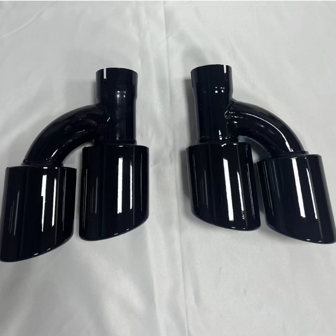 with Lights for: Audi Big Surrounded - original-exhaust-tail-throat-black