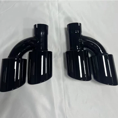 Suitable for Audi 171819 A4L/S4: Big Surrounded - special-tail-throat-for-original-car-exhaust-black