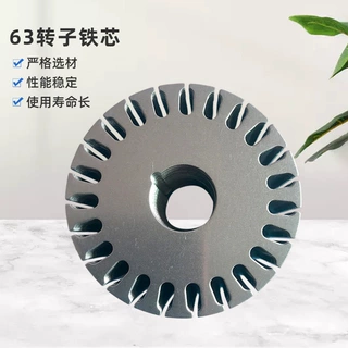 定制电机定转子冲片家用电器电机63转子铁芯圆形定转子铁芯