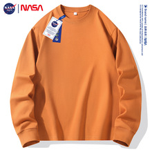 200克重磅精梳纯棉长袖t恤男女同款情侣款纯色净宽松青少年打底衫