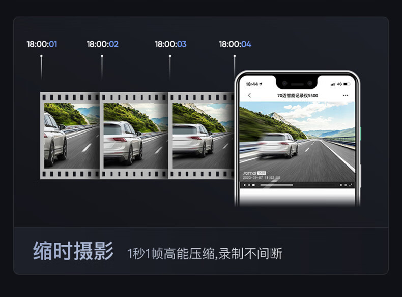 70 m S500 streaming media rearview mirror car intelligent driving recorder panoramic ultra-clear night vision