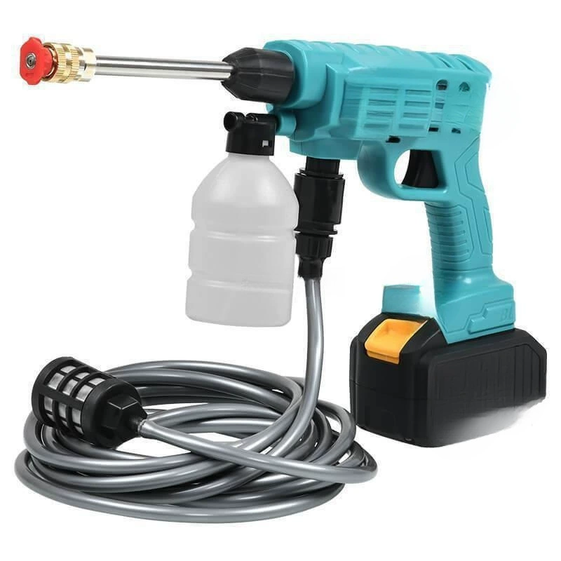 Перезаряжаемая литиевая батарея для мойки автомобилей, беспроводная Dayi, перезаряжаемый водяной пистолет высокого давления в одном стиле, домашний электрический шоу