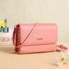Capacious mobile phone, universal one-shoulder bag, long small clutch bag, wallet, Korean style, mid-length