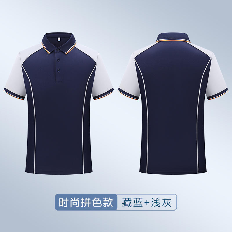 140 gramos ligero color cuello inserción manguito polo personalizado LOGO fábrica de reparación expreso ropa de trabajo impresión bordada
