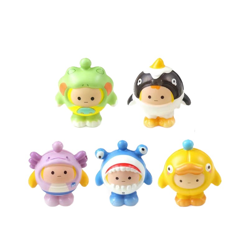 Pellizcar música PU rebote lento Hello Kitty descompresión y reducción de la taza de helado muñeca de escritorio dibujos animados adornos lindos figuras image 9