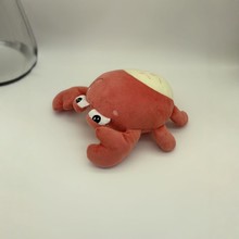 工厂定制爬行动物可爱小螃蟹儿童玩耍玩具娃娃玩偶公仔logo定制