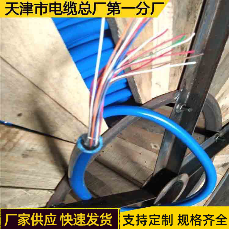 屏蔽阻燃通信电缆生产厂家矿用通讯软电缆MHYVR