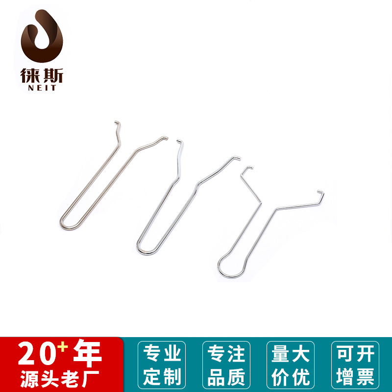 各规格不锈钢烧烤架提篮用手柄弹簧烧烤架把手弹簧线成形卡扣弹簧