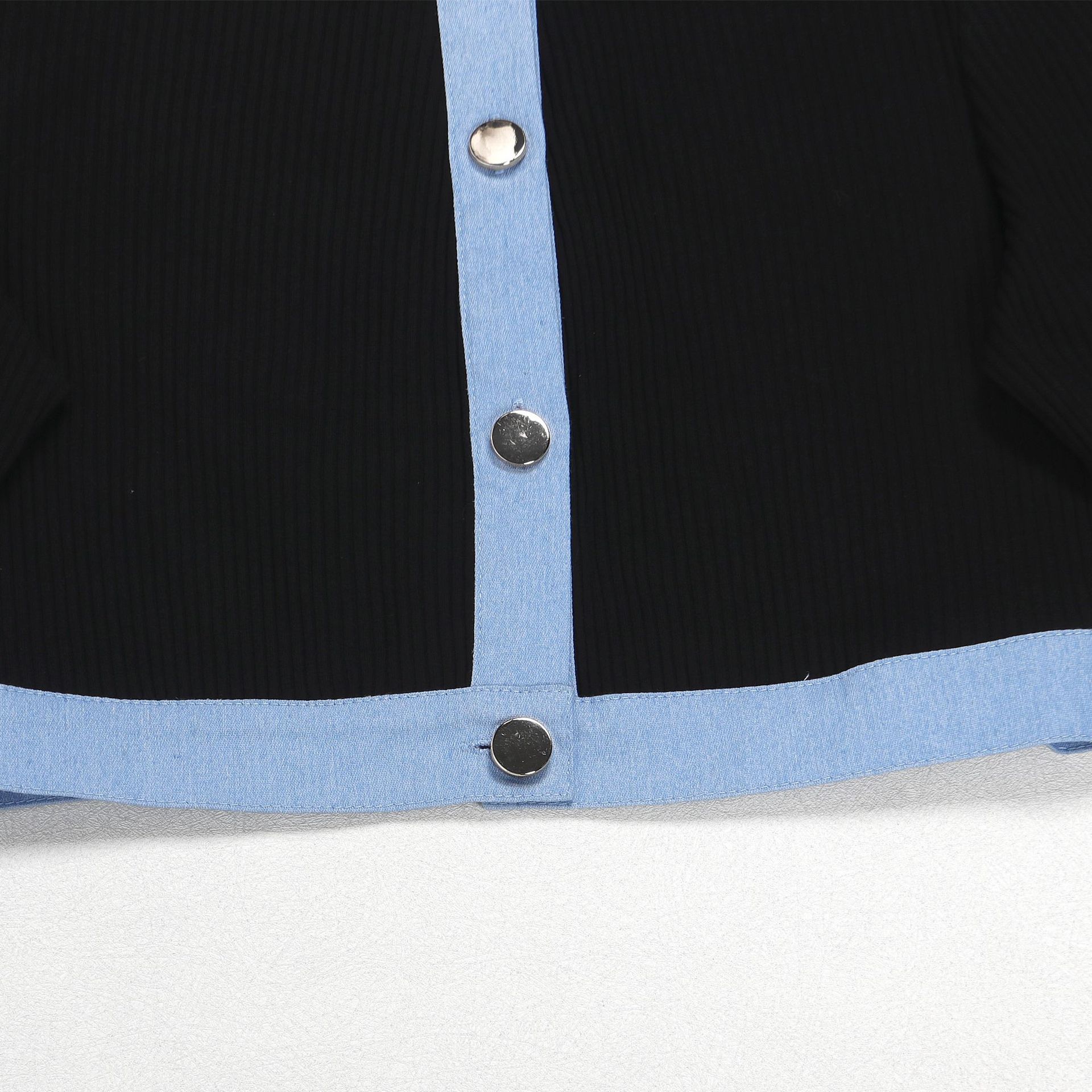 Abbigliamento donna sexy monopetto slim retro polo slim maglia pantaloni maglione due set_voghion.com