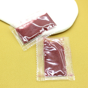 Zijin sand bag imitation cinnabar powder fine powder cinnabar powder can be installed hollow copper gourd accessories red sandstone powder stall