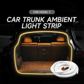 适用于21-23特斯拉3YXS后备箱照明灯尾箱灯汽车氛围灯车载装饰灯
