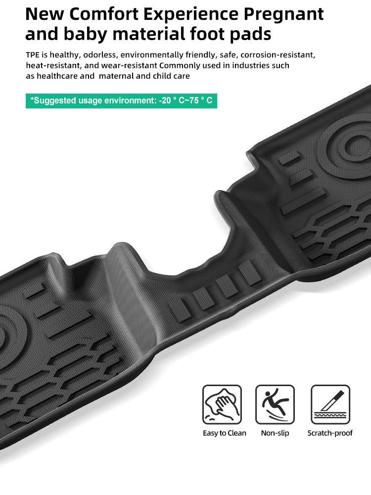 Suitable for 19-25 Jimny Jimny Car Floor Mats, Stain-Resistant Tpe Floor Mats, Special Car Floor Mats, Cross-Border