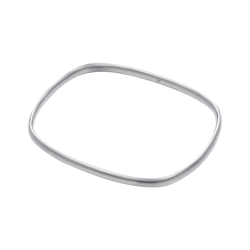 Xuping Shake sonido pulsera cuadrada de acero inoxidable, anillo simple, pulsera rápida cuadrada de mujer, pulsera japonesa y coreana de nicho simple