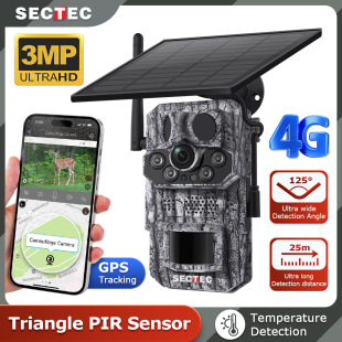 Factory private model cross-border 4G hunting camera smart positioning hunting camera animal camera support temperature detection