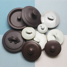 汝窑哥窑紫砂紫泥朱泥半手工小茶壶配盖子配件家用西施石瓢泡茶盖