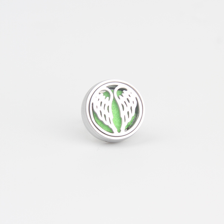 Aromaterapia piedra hebilla fragancia válvula de respiración clip Perfume Aceite Esencial pecho pin hebilla de acero inoxidable logotipo Hong Kong, Macao y Taiwán tiro especial image 15