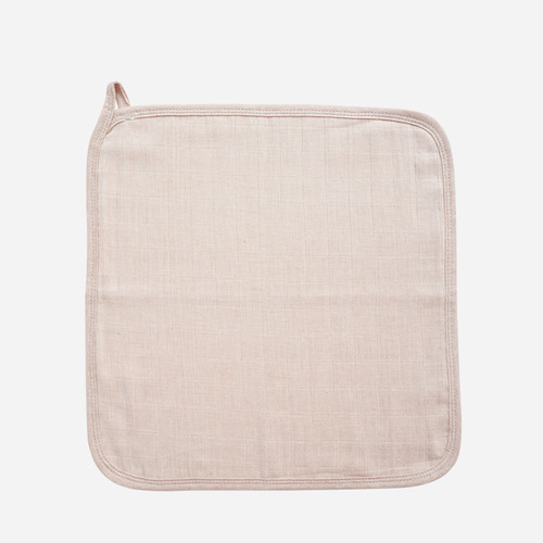 30x30 Baby Saliva Bibs, Infant Gauze Towels, Washcloths, Newborn & Children's 6-Layer Solid Color Cotton Small Square Handkerchiefs