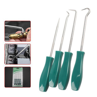 Mini 4-piece oil seal pull hook combination tool suit square handle oil seal screwdriver removal suit