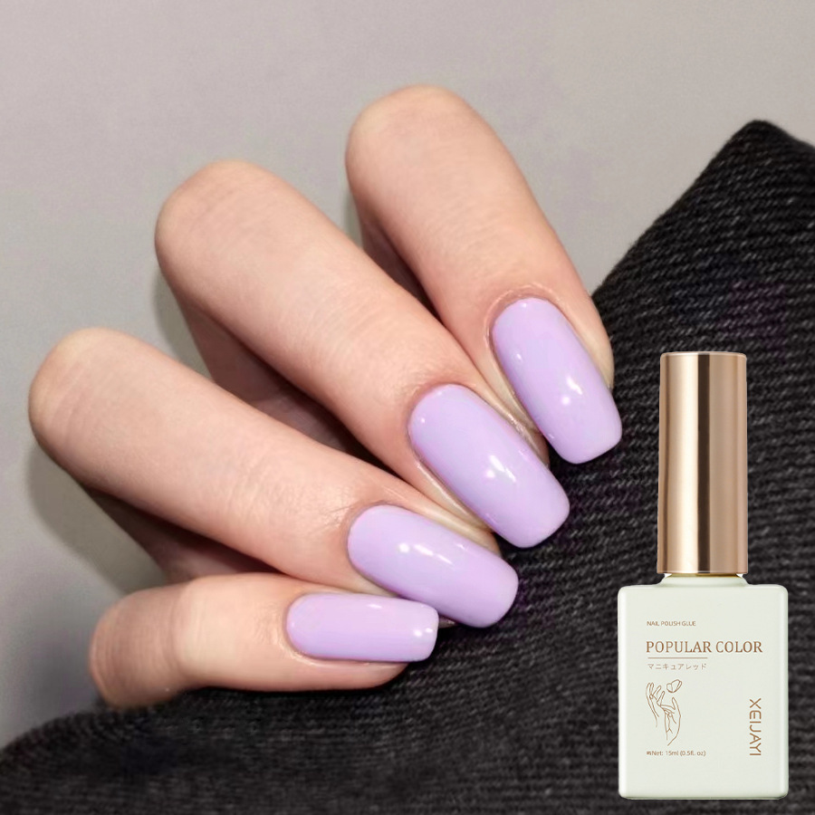 Pure Color new white nail polish glue nude transparent nail polish shop special high-grade nail polish lasting firm Factory wholesale
