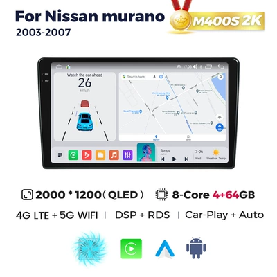 Murano 2003-2007 Nissan DVD Navigation - m400s-2k-464-eight-core-full-network-communication-9863