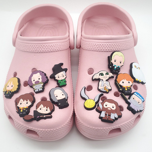 17 pieces [Harry Potter] Crocs shoe buckle shoe decorative buckle PVC shoe flower magician magic cross-border set