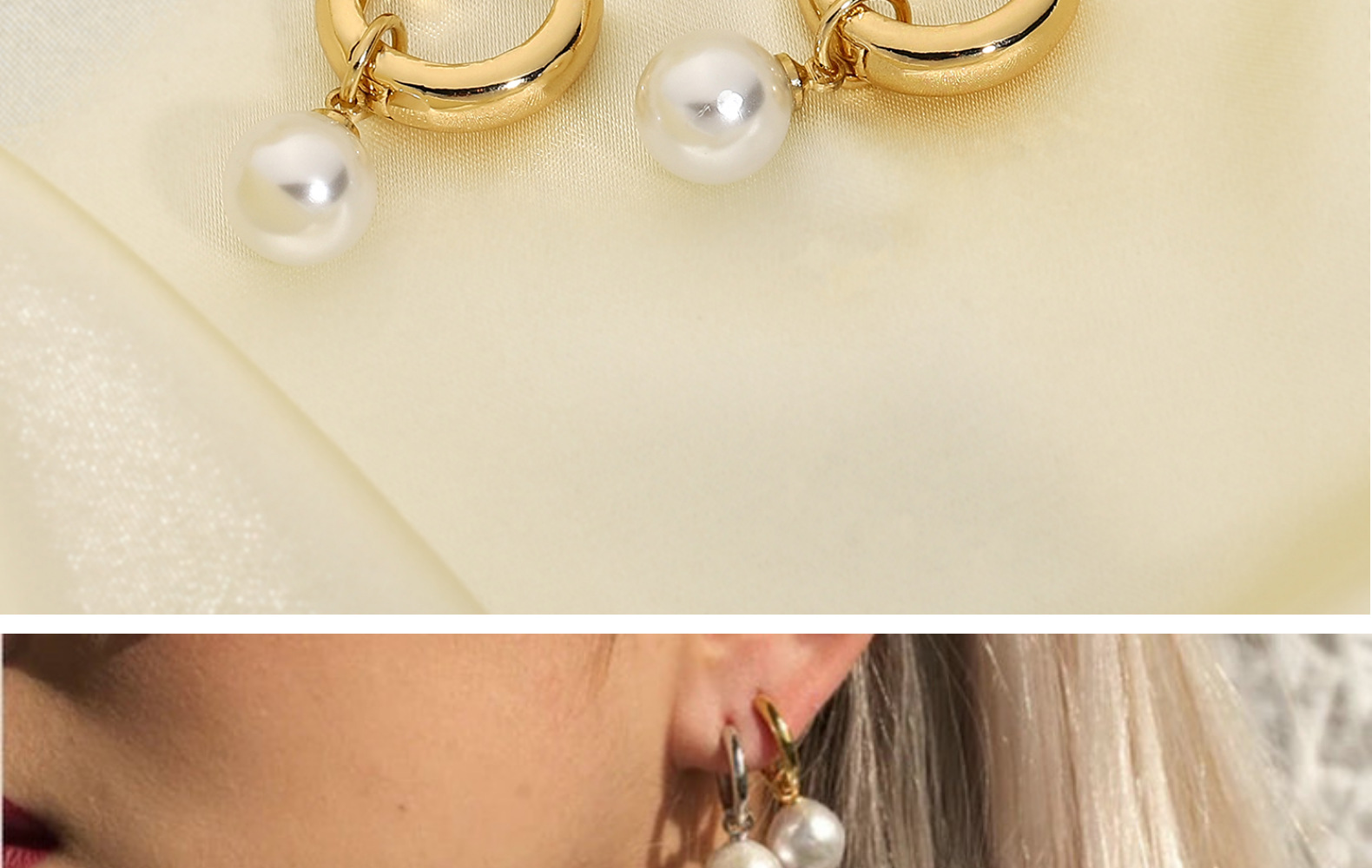 Wedding, Travel, Birthday Occasion Vacation Simple Style Pearl Copper Artificial Pearls Earrings