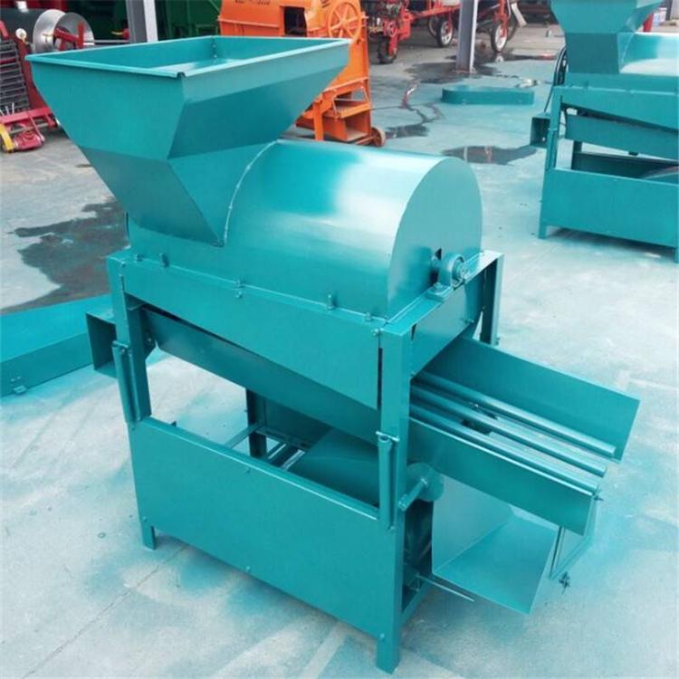 Máquina de descascar de castaña doméstica multifuncional horizontal descascar de castaña máquina de separación automática de castaña de pelo