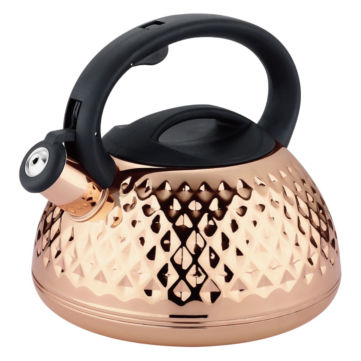 Hervidor Silbante de Acero Inoxidable 201, Compatible con Inducción para Uso Doméstico