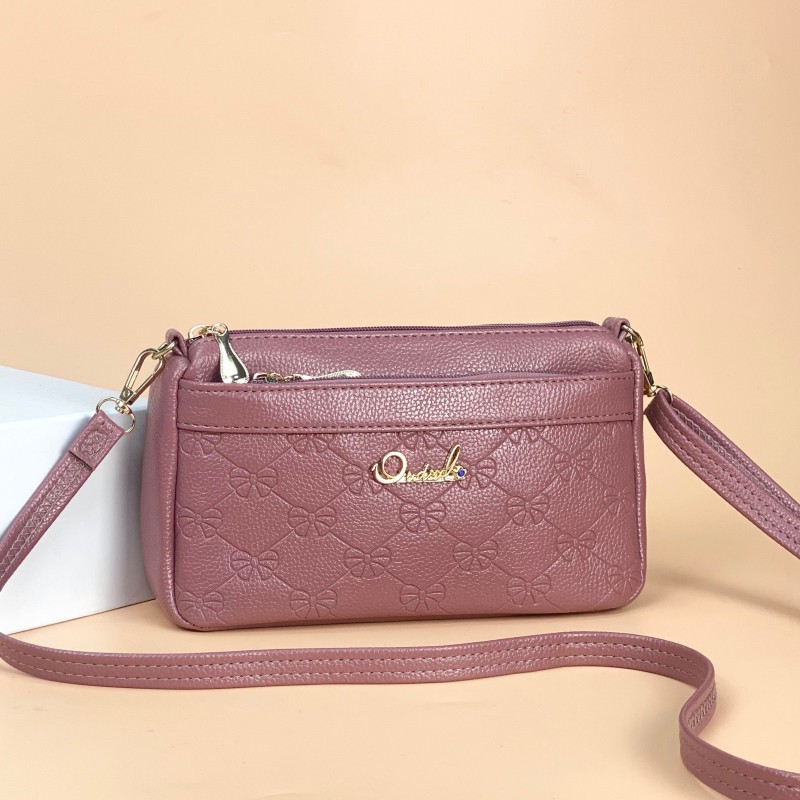 Guangzhou Hengli 2024 nuevo bolso de mensajero transfronterizo bolso casual de mediana edad bolso de teléfono móvil para mujer bolso de venta caliente bolso de hombro