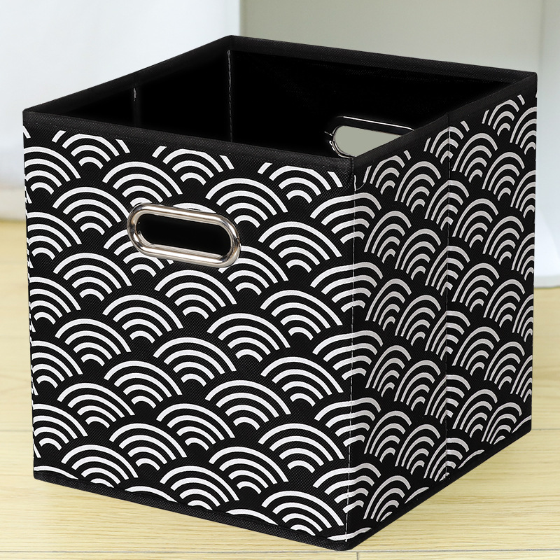 Amazon descubierto caja de almacenamiento de juguete cesta plegable caja de almacenamiento cajón armario caja de almacenamiento al por mayor