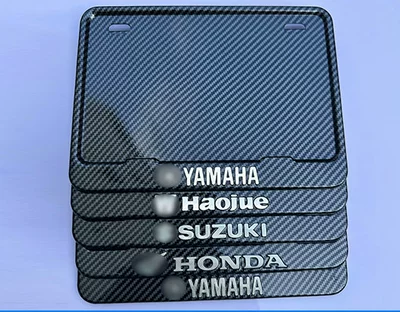 License plate holder/license plate holder frame license plate frame aluminum alloy - carbon-fiber-with-label
