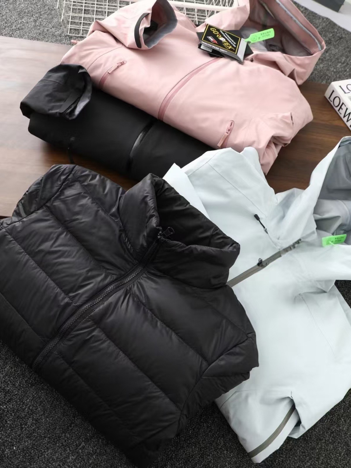 Bird 's Home Selection LT serie 3 en 1 al aire libre abrigo de asalto impermeable abrigo impermeable logotipo de pluma